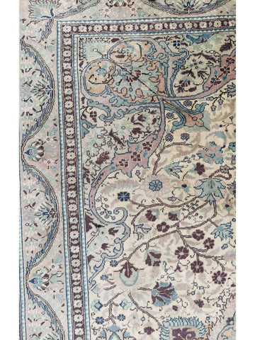 291 x 203 cm Old Anatolian Sand Beige Large Rug - Rugoutlet
