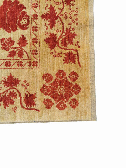 291 x 216 cm Contemporary Modern Yellow Large Rug - Rugmaster