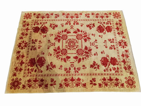 291 x 216 cm Contemporary Modern Yellow Large Rug - Rugmaster
