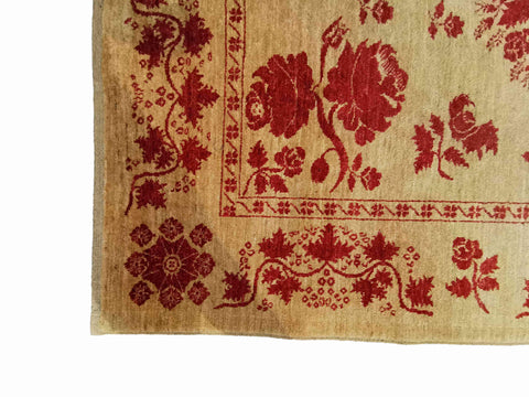 291 x 216 cm Contemporary Modern Yellow Large Rug - Rugmaster