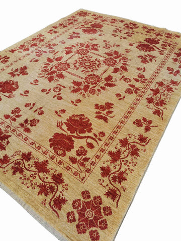 291 x 216 cm Contemporary Modern Yellow Large Rug - Rugmaster