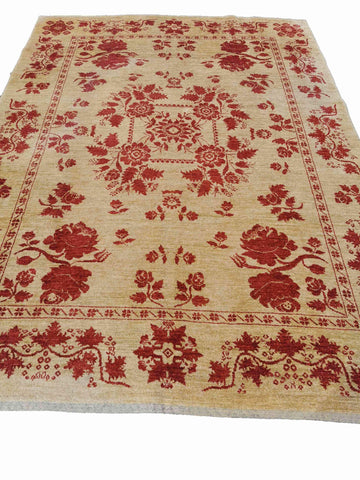 291 x 216 cm Contemporary Modern Yellow Large Rug - Rugmaster