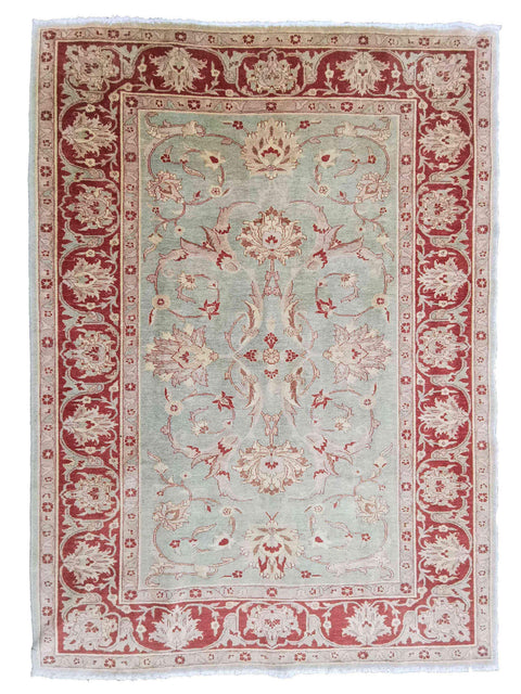 291 x 230 cm Ziegler Antique Green Large Rug - Rugmaster