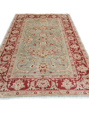 291 x 230 cm Ziegler Antique Green Large Rug - Rugmaster