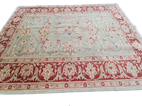 291 x 230 cm Ziegler Antique Green Large Rug - Rugmaster