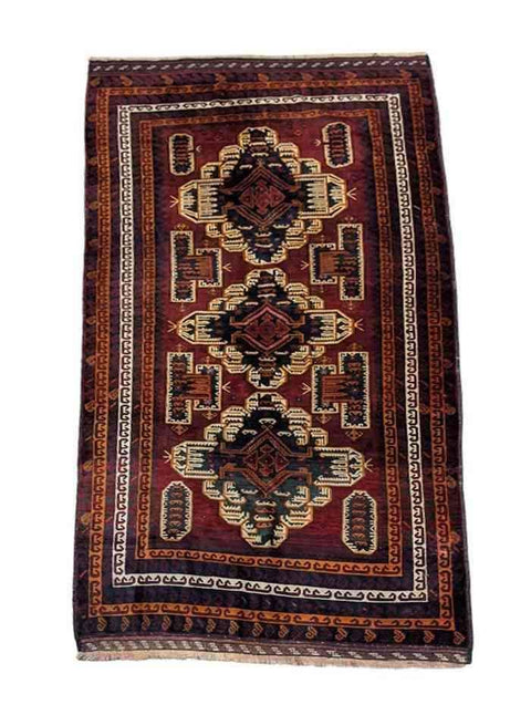 292 x 154 cm Fine Afghan Tribal Red Large Rug - Rugmaster