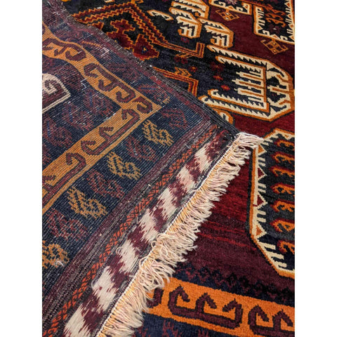 292 x 154 cm Fine Afghan Tribal Red Large Rug - Rugmaster