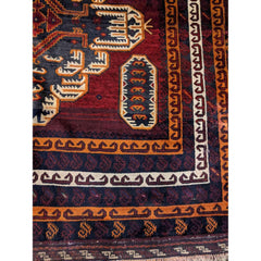 292 x 154 cm Fine Afghan Tribal Red Large Rug - Rugmaster