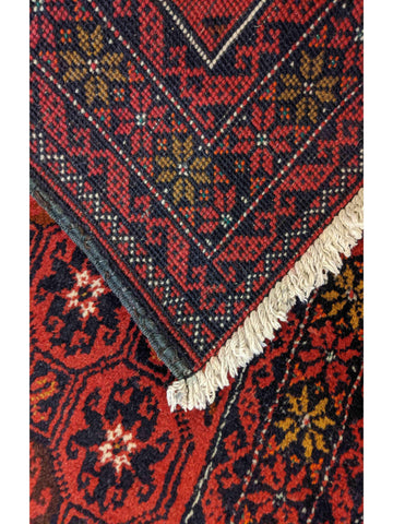 292 x 58 cm Persian Baluch Traditional Red Rug - Rugoutlet