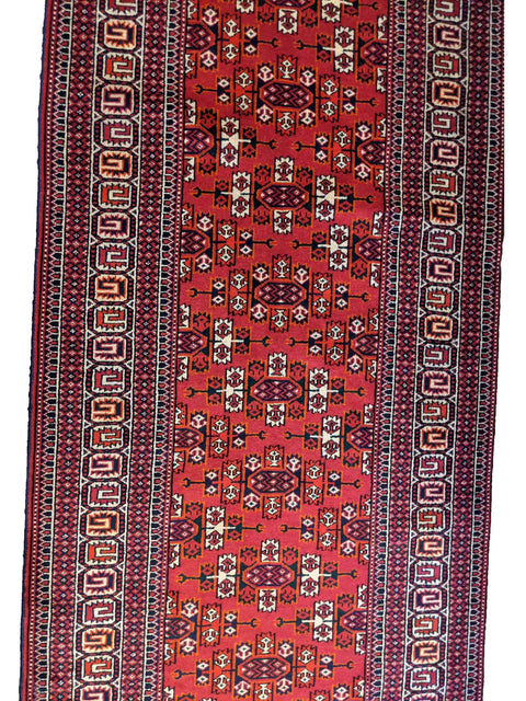 292 x 90 cm Fine Afghan Tribal Red Rug - Rugoutlet
