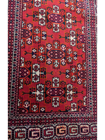 292 x 90 cm Fine Afghan Tribal Red Rug - Rugoutlet