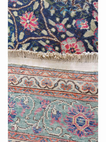 293 x 197 cm Old Anatolian Turquoise, and Blue Large Rug - Rugoutlet