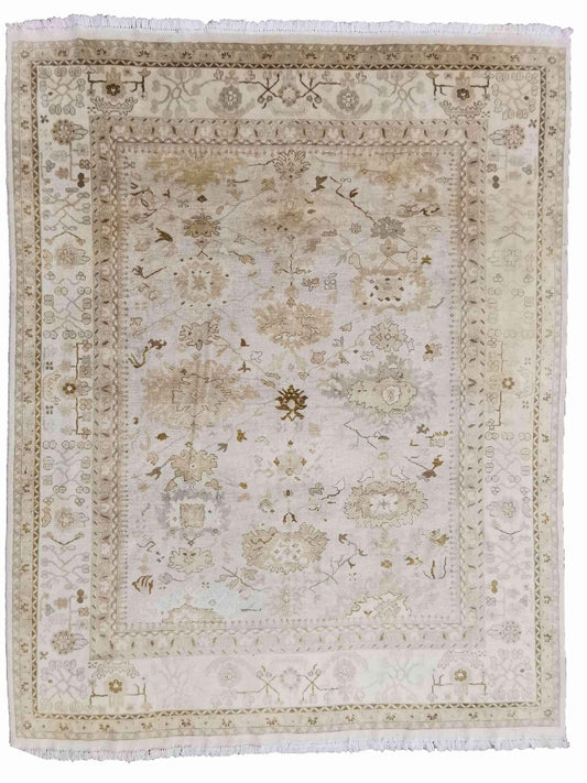 293 x 247 cm Traditional Handmade Traditional Beige Large Rug - Rugoutlet