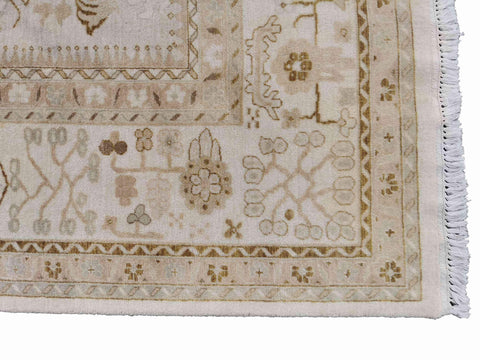 293 x 247 cm Traditional Handmade Traditional Beige Large Rug - Rugoutlet