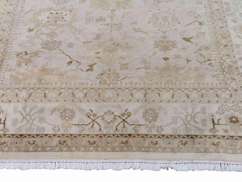 293 x 247 cm Traditional Handmade Traditional Beige Large Rug - Rugoutlet