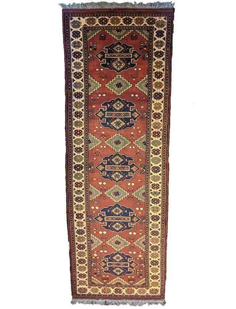 293 x 80 cm Fine Afghan Karegah Tribal Yellow Rug - Rugoutlet