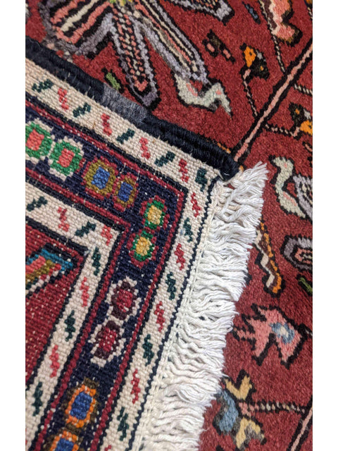 295 x 69 cm Persian Karajeh Traditional Red Rug - Rugoutlet