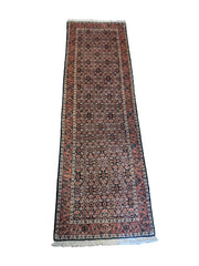 295 x 89 cm Persian Bijar Traditional Brown Rug - Rugmaster