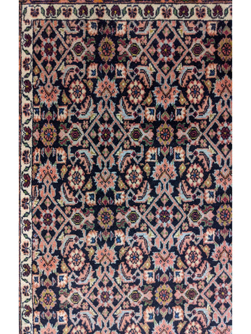 295 x 89 cm Persian Bijar Traditional Brown Rug - Rugoutlet