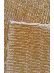 296 x 195 cm Double knotted Modern Yellow Large Rug - Rugmaster