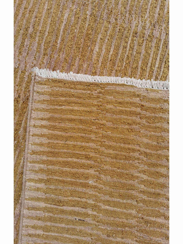 296 x 195 cm Double knotted Modern Yellow Large Rug - Rugmaster