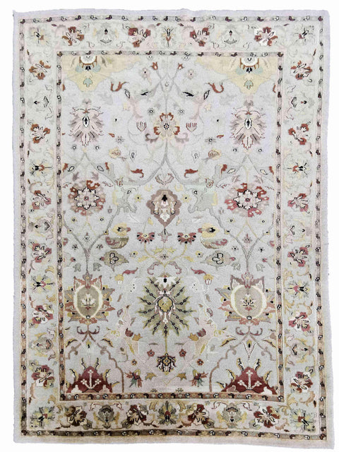296 x 200 cm Indo-Ziegler Beige Large Rug - Rugoutlet