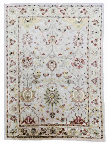 296 x 200 cm Indo-Ziegler Beige Large Rug - Rugoutlet