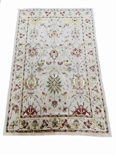 296 x 200 cm Indo-Ziegler Antique Beige Large Rug - Rugmaster