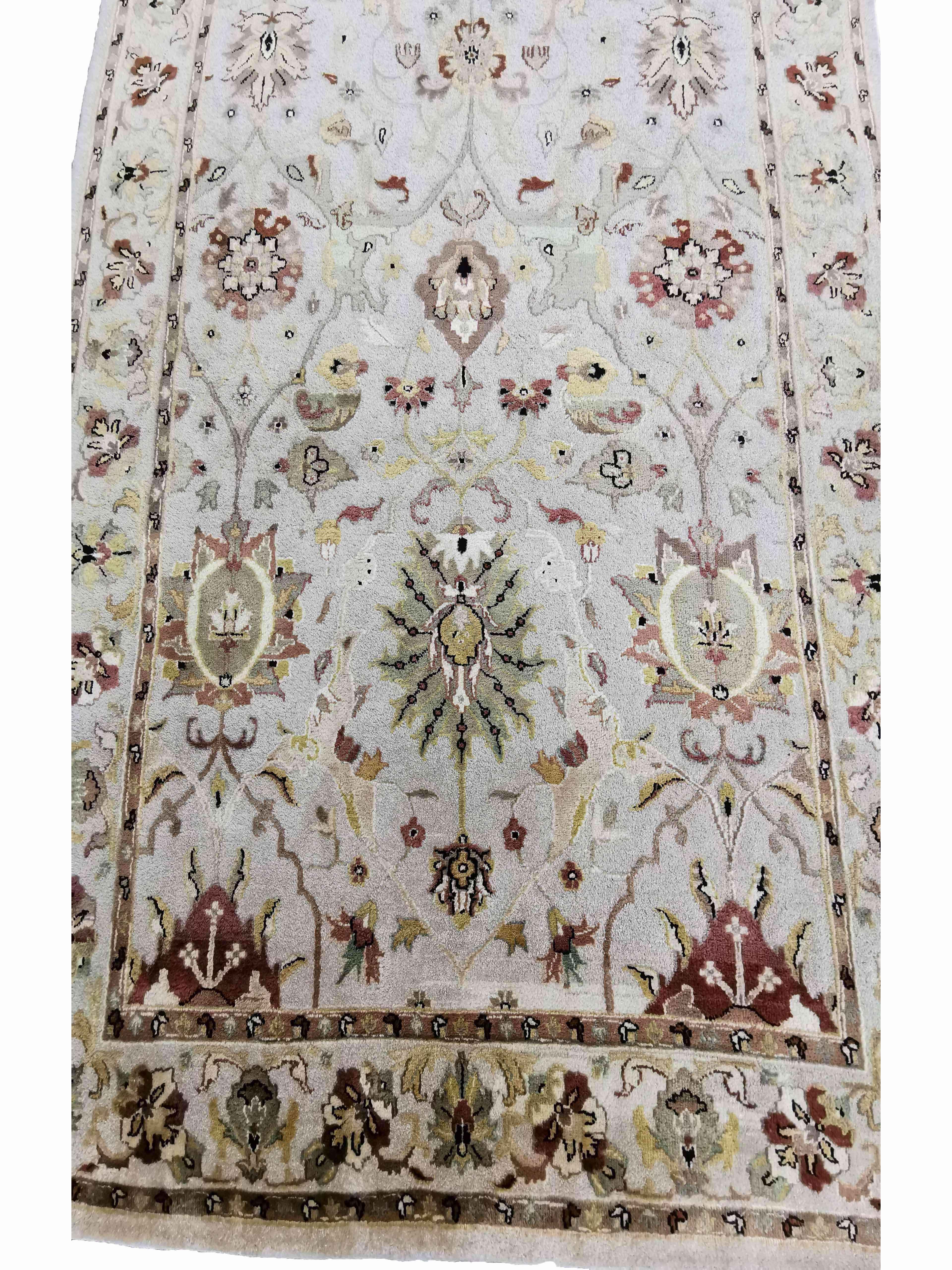 296 x 200 cm Indo-Ziegler Antique Beige Large Rug - Rugmaster