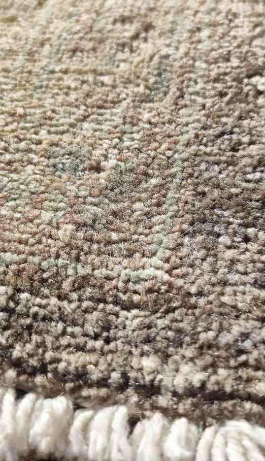 298 x 254 cm Beige & brown Ziegler wool handmade Rug - Rugoutlet