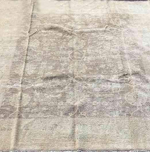 298 x 254 cm Beige & brown Ziegler wool handmade Rug - Rugoutlet