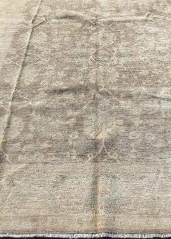 298 x 254 cm Beige & brown Ziegler wool handmade Rug - Rugoutlet