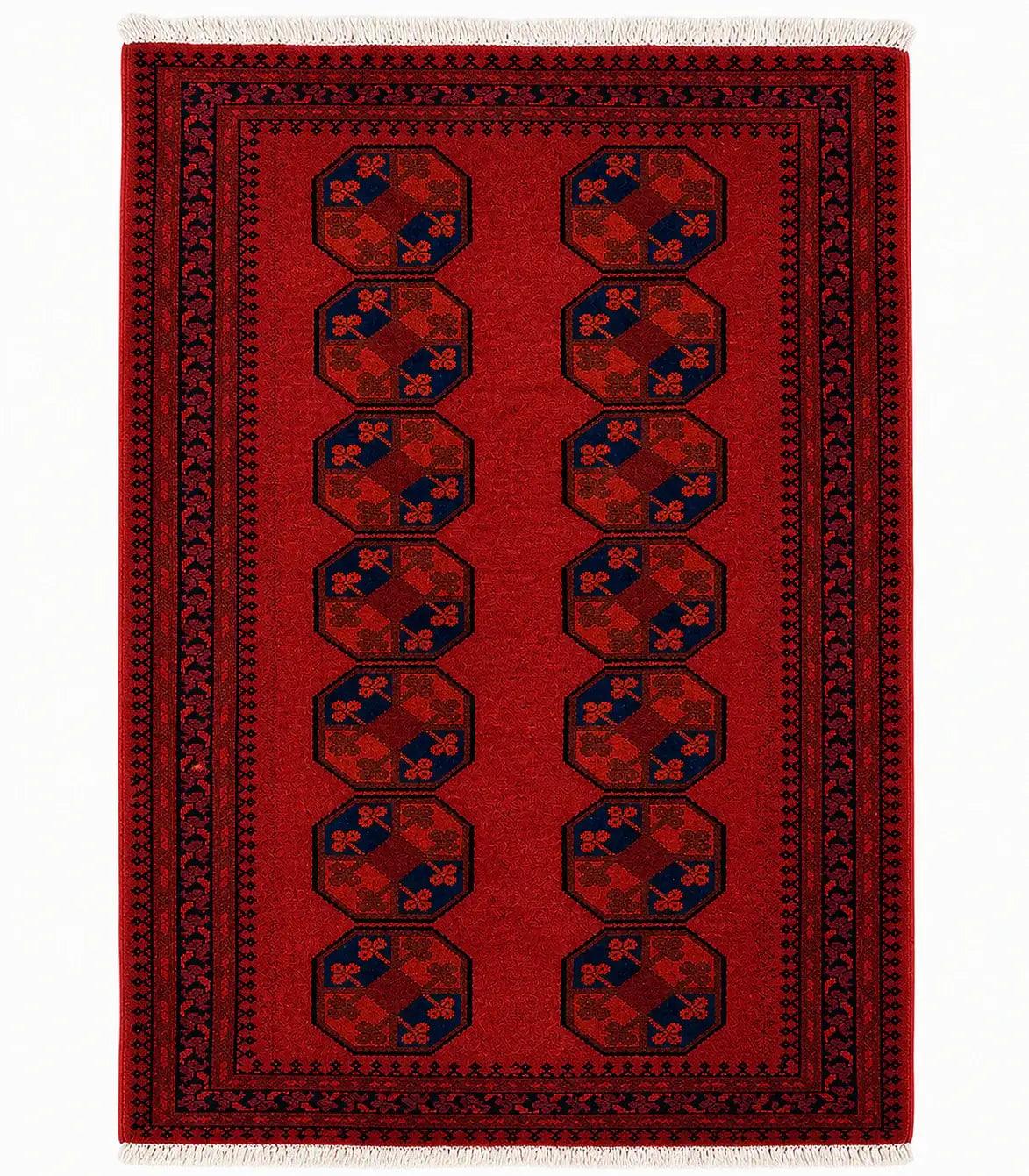 Afghan Traditional Wool Rug 200 x 115 cm (6.56 x 3.77 ft)