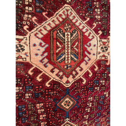 300 x 108 cm Persian Hamadan Traditional Red Rug - Rugoutlet