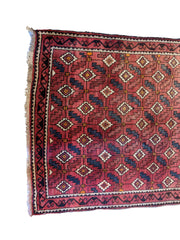300 x 123 cm Persian Baluch Traditional Red Large Rug - Rugmaster