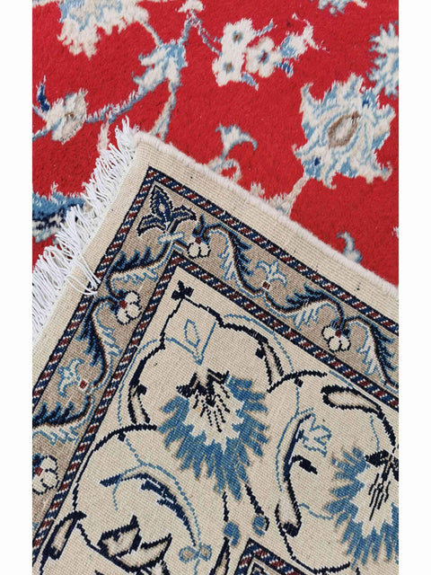 300 x 195 cm Nain 12LA Traditional Red Large Rug - Rugmaster