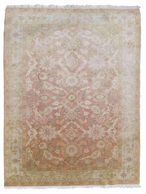 300 x 198 cm Indo Ziegler Pink Large Rug - Rugoutlet