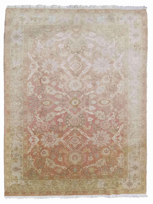 300 x 198 cm Indo Ziegler Antique Pink Large Rug - Rugmaster