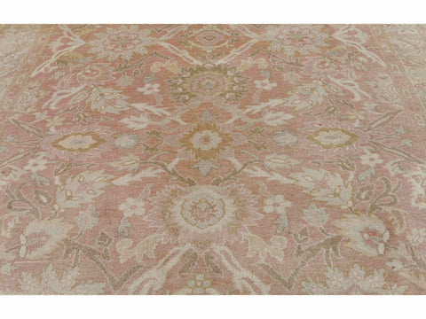 300 x 198 cm Indo Ziegler Pink Large Rug - Rugoutlet