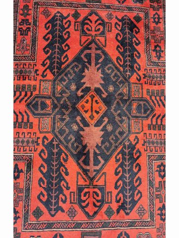 300 x 200 cm Afghan Khan Tribal Tribal Red Large Rug - Rugoutlet