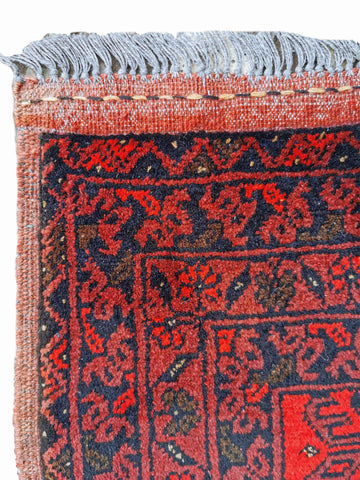 300 x 200 cm Afghan Khan Tribal Tribal Red Large Rug - Rugoutlet