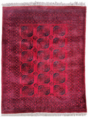 300 x 200 cm Afghan Tribal Red Large Rug - Rugmaster