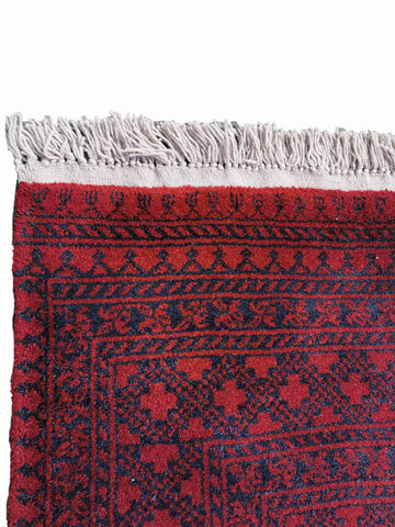 300 x 200 cm Afghan Tribal Red Large Rug - Rugmaster