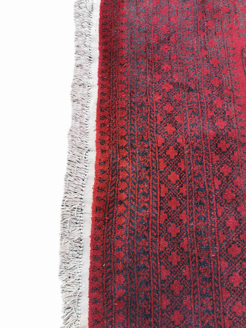 300 x 200 cm Afghan Tribal Red Large Rug - Rugmaster