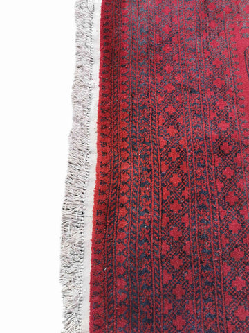 300 x 200 cm Afghan Tribal Red Large Rug - Rugmaster