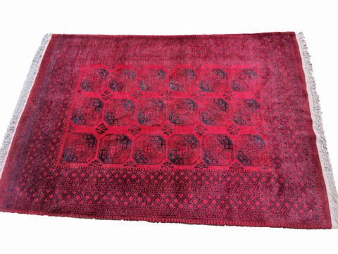 300 x 200 cm Afghan Tribal Red Large Rug - Rugmaster