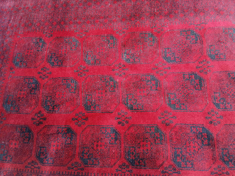 300 x 200 cm Afghan Tribal Red Large Rug - Rugmaster