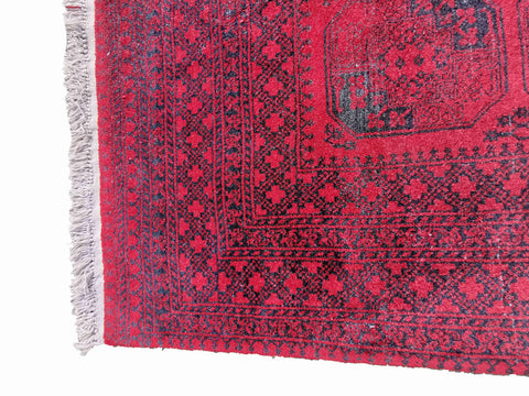 300 x 200 cm Afghan Tribal Red Large Rug - Rugmaster
