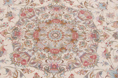 300 x 200 cm Fine Persian Tabriz Beige Large Rug - Rugmaster