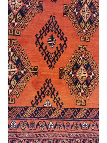 300 x 200 cm Handwoven Afghan Khan Tribal Red Large Rug - Rugoutlet